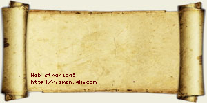 Josip Adamac vizit kartica